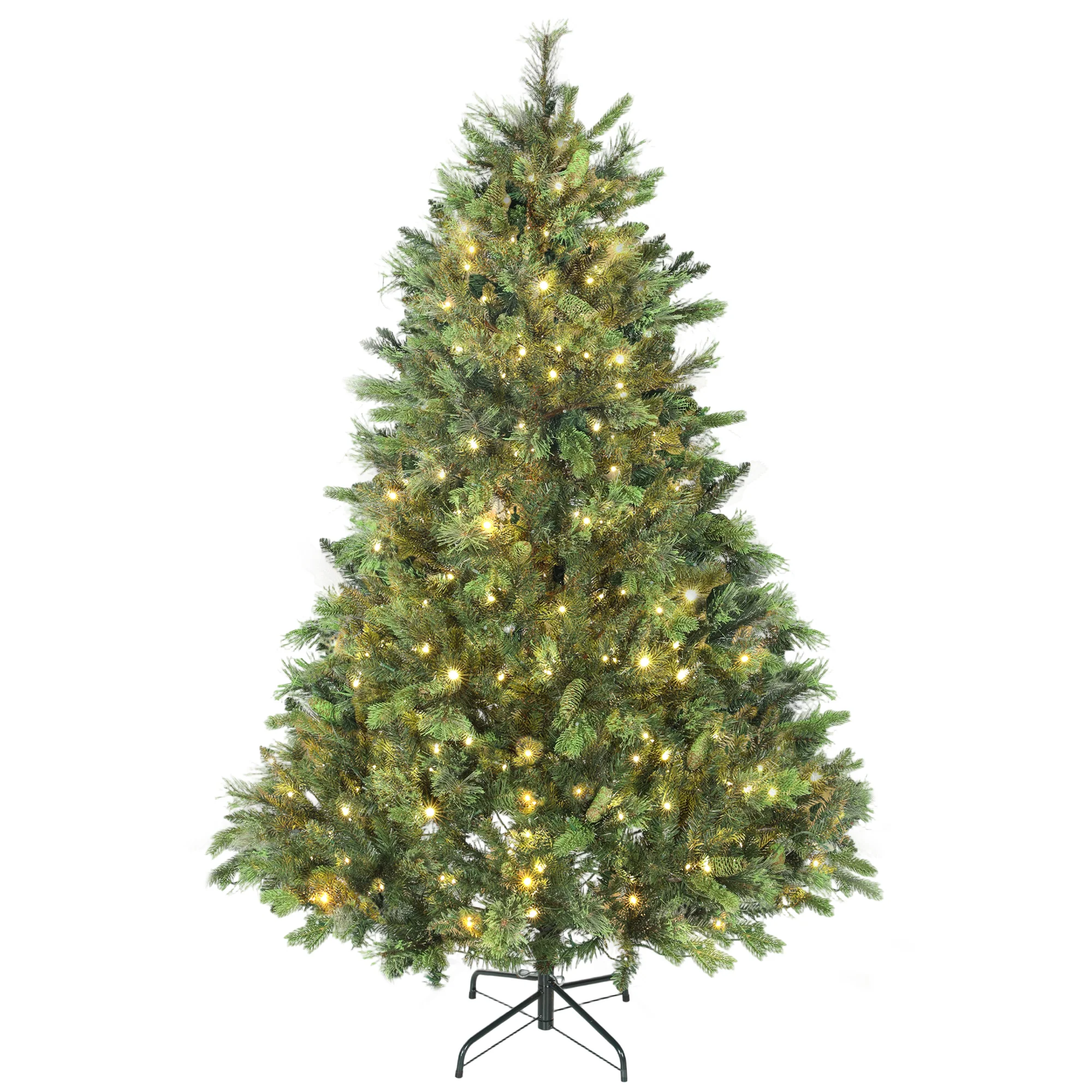 180cm Prelit Christmas Tree with DIY LED Lights, Adjustable Brightness and Speed, Remote - Image 2