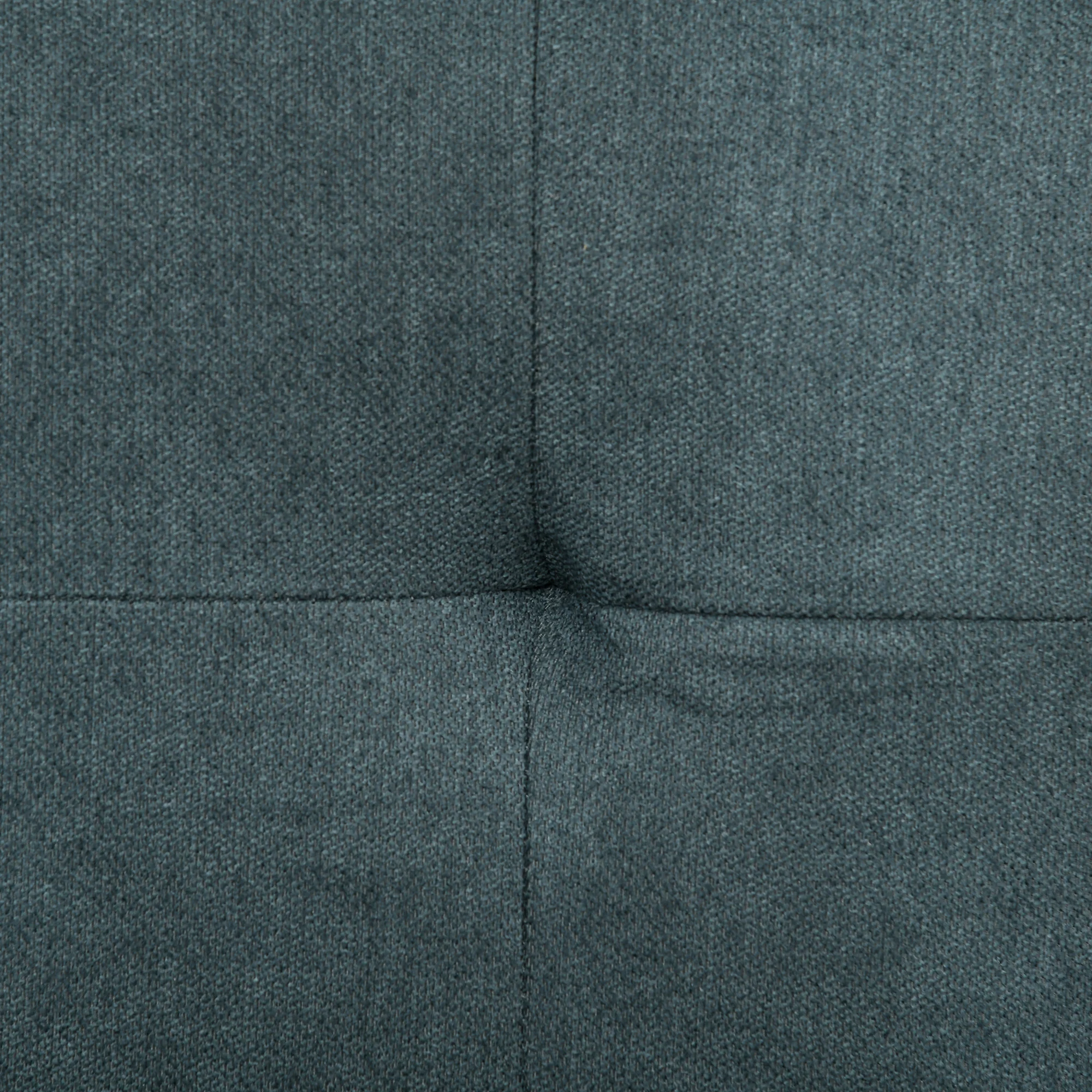 Modern Fabric Loveseat Sofa Bed with Cushions & Side Pockets for Living Room, Charcoal Grey - Image 10