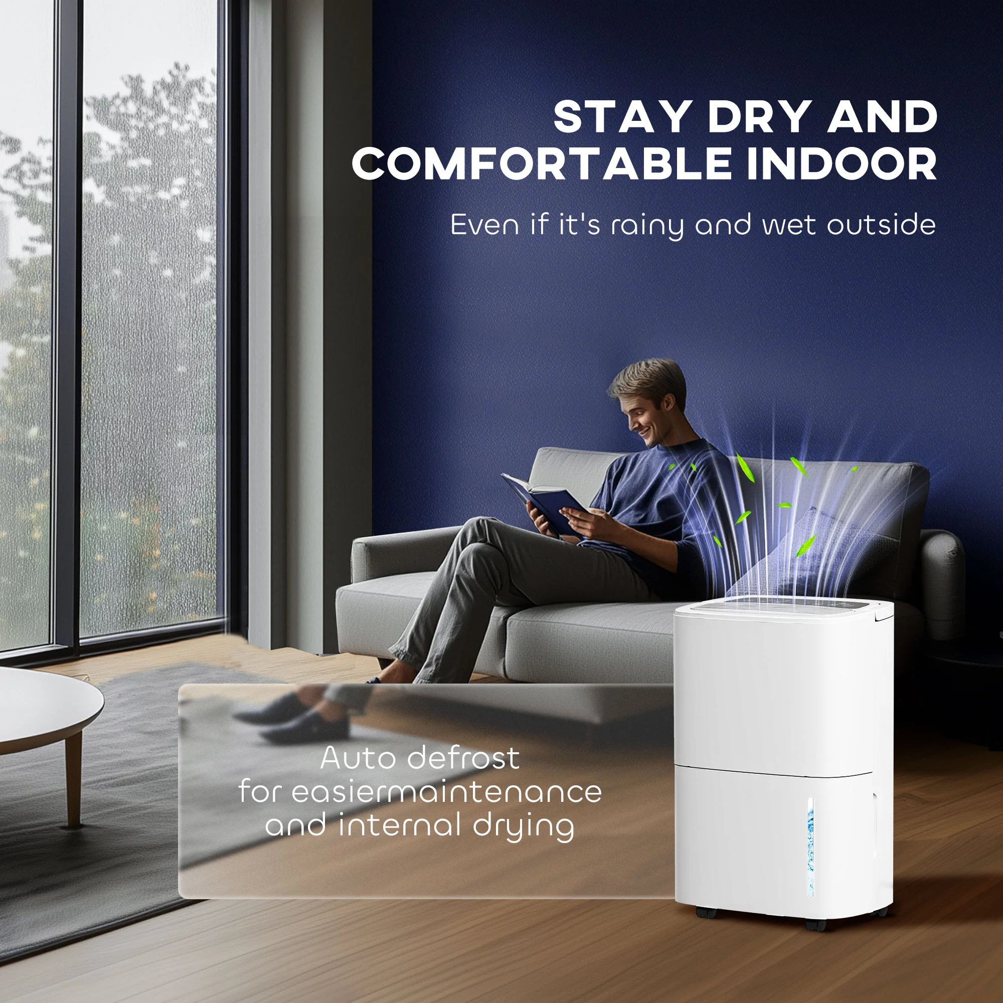 20L/Day Dehumidifier with Activated Carbon Air Filter for Home Damp, Laundry Drying - Image 11