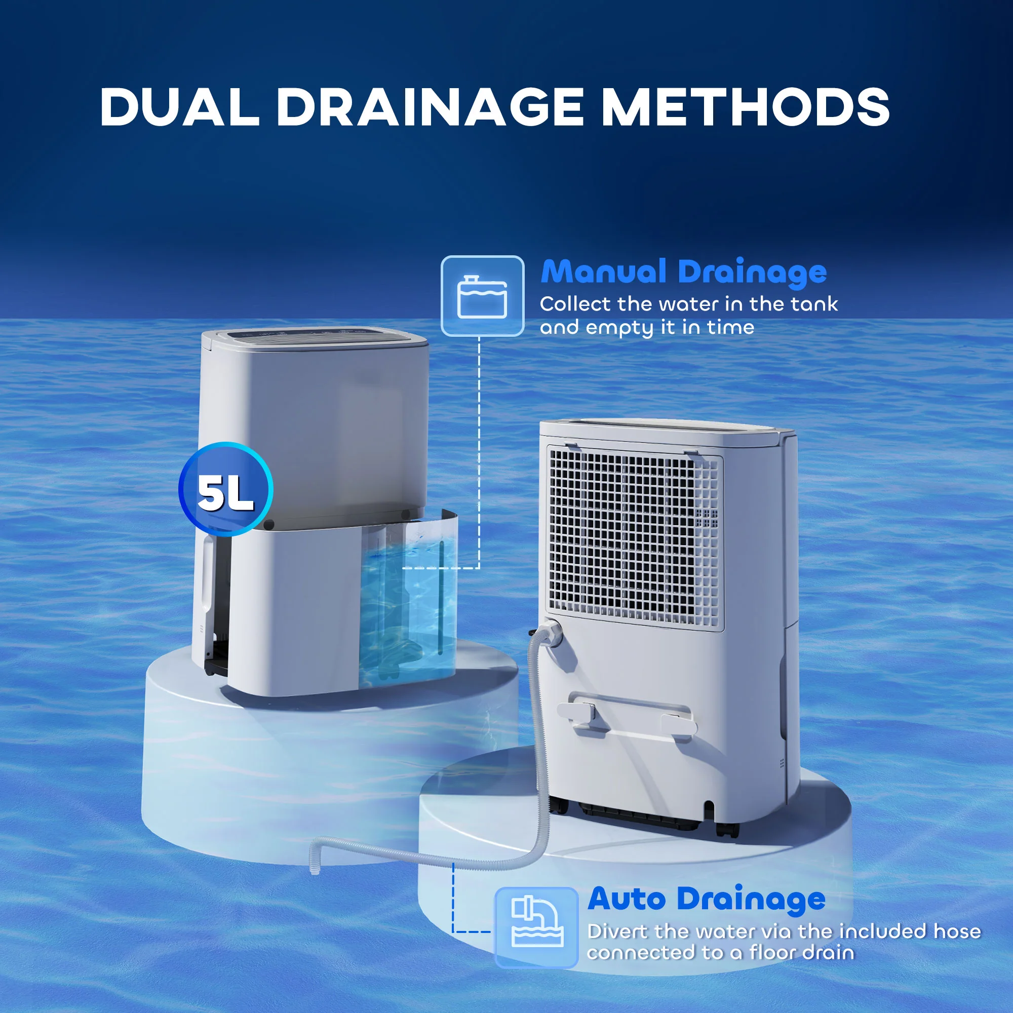 20L/Day Dehumidifier with Activated Carbon Air Filter for Home Damp, Laundry Drying - Image 8