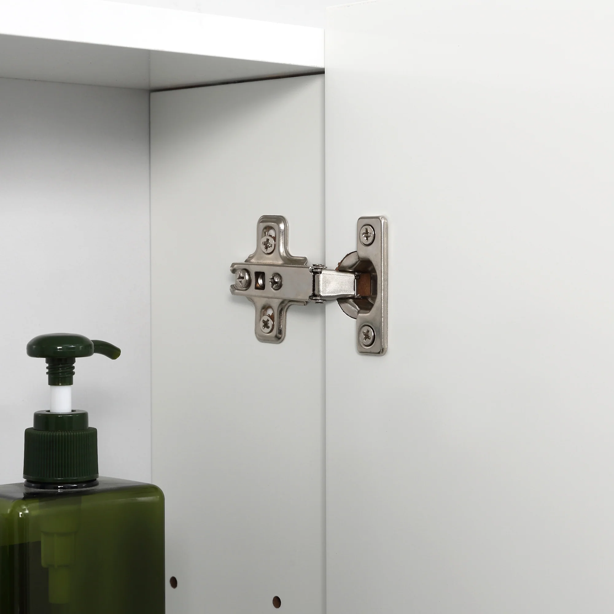 28" x 24" Medicine Cabinet, Wall Mounted Bathroom Cabinet with Mirrored Doors, White - Image 10