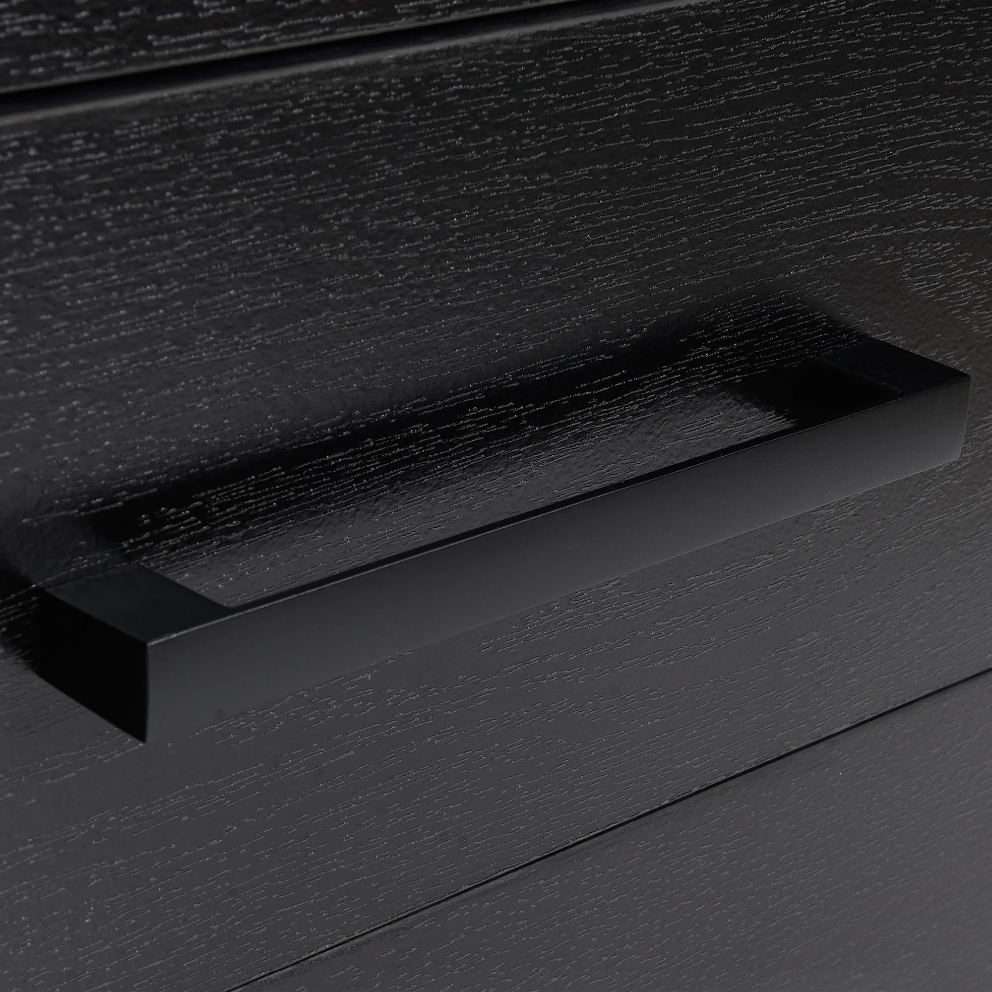 3 Drawer File Cabinet on Wheels with Lock, Flat Top & Hanging Bars for A4 Size, Black - Image 10