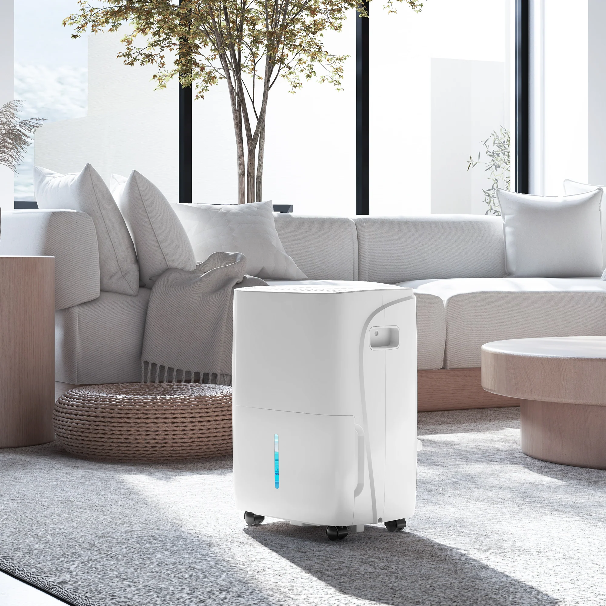 30L/Day Dehumidifier with Auto-Clean Filter, Continuous Drainage, for Home Damp, Laundry Drying - Image 10
