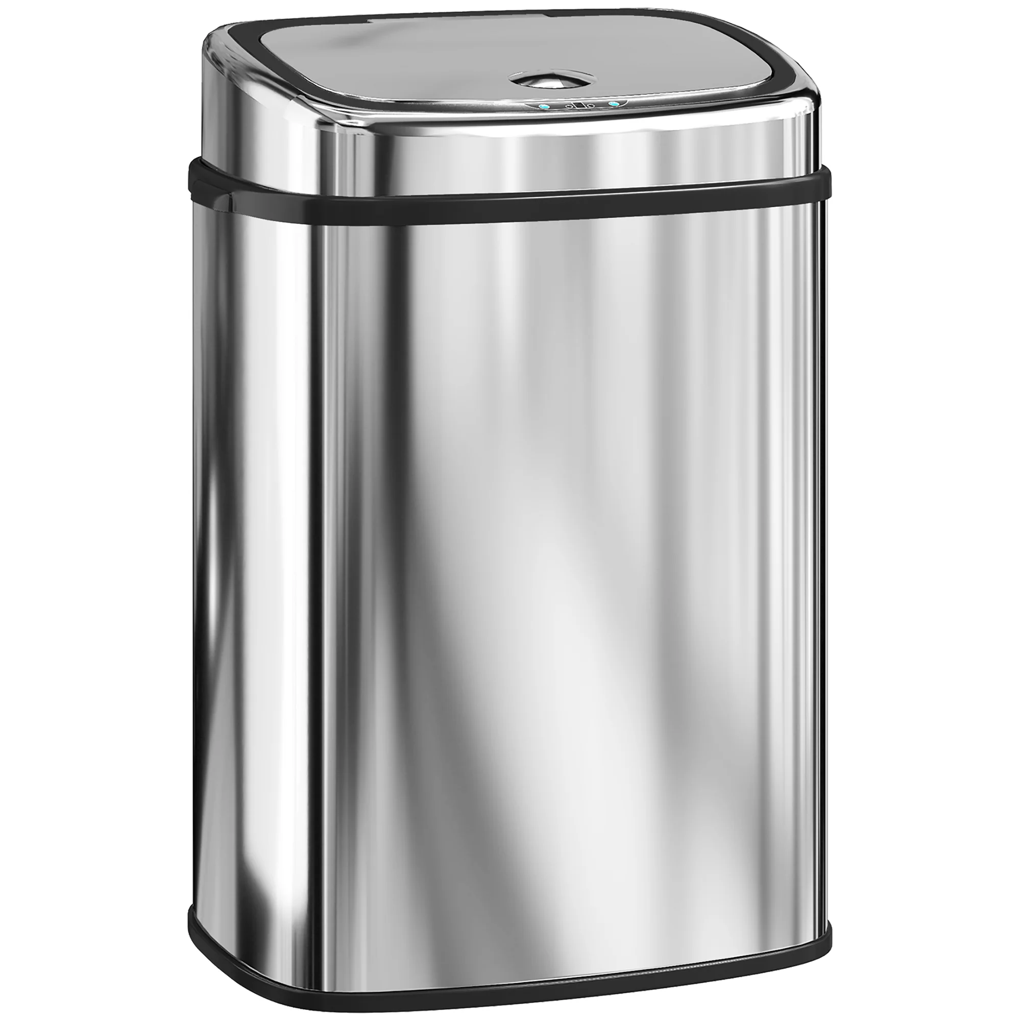 50L Sensor Bin with Soft-Close Lid, Automatic Touchless Motion Sensor Kitchen Bin with Fingerprint Resistant Stainless Steel for Hygienic Gyms, Home Office Use, Silver Tone - Image 12