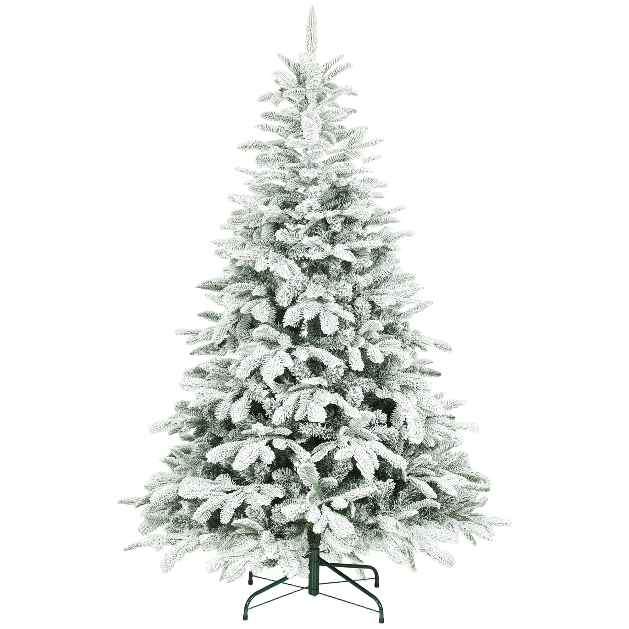 Snow-Kissed 180cm Realistic Christmas Tree with Easy Assembly - Image 12