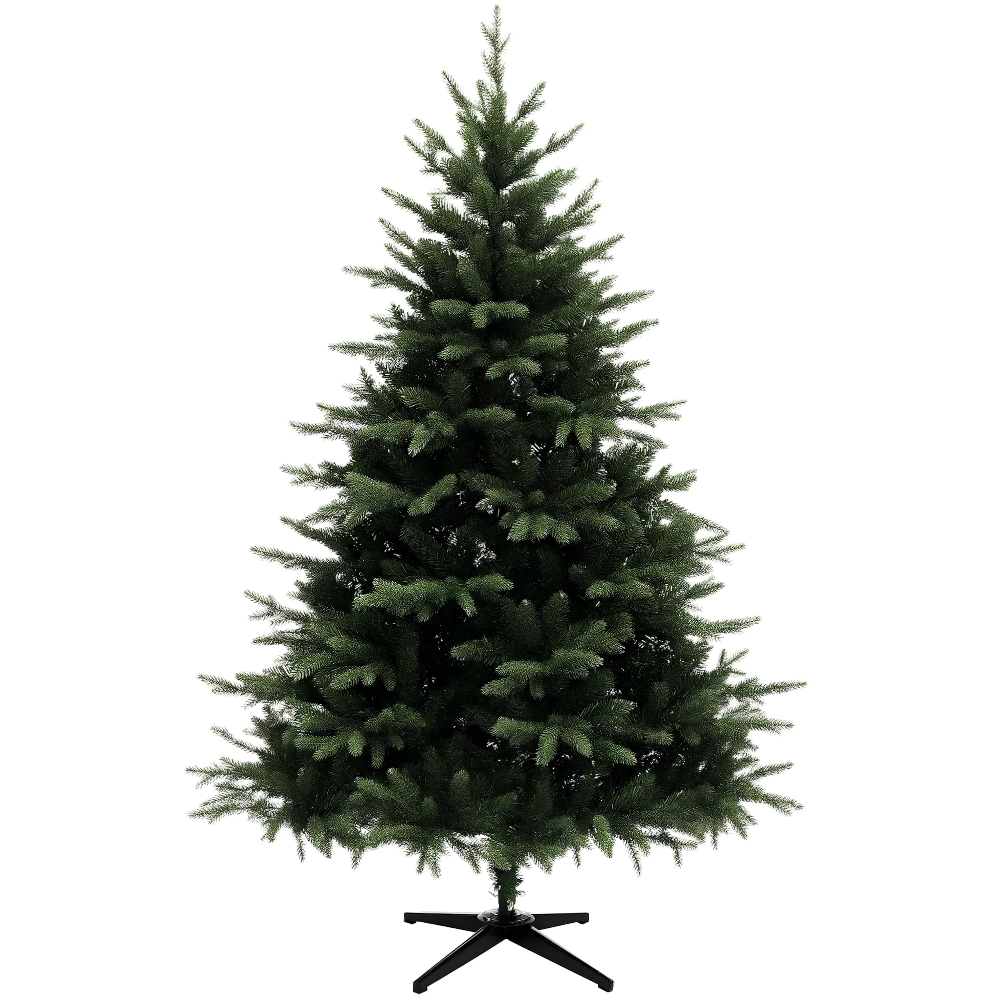 6ft Artificial Spurce Christmas Tree with 1696 Branch Tips and Foldable Steel Base