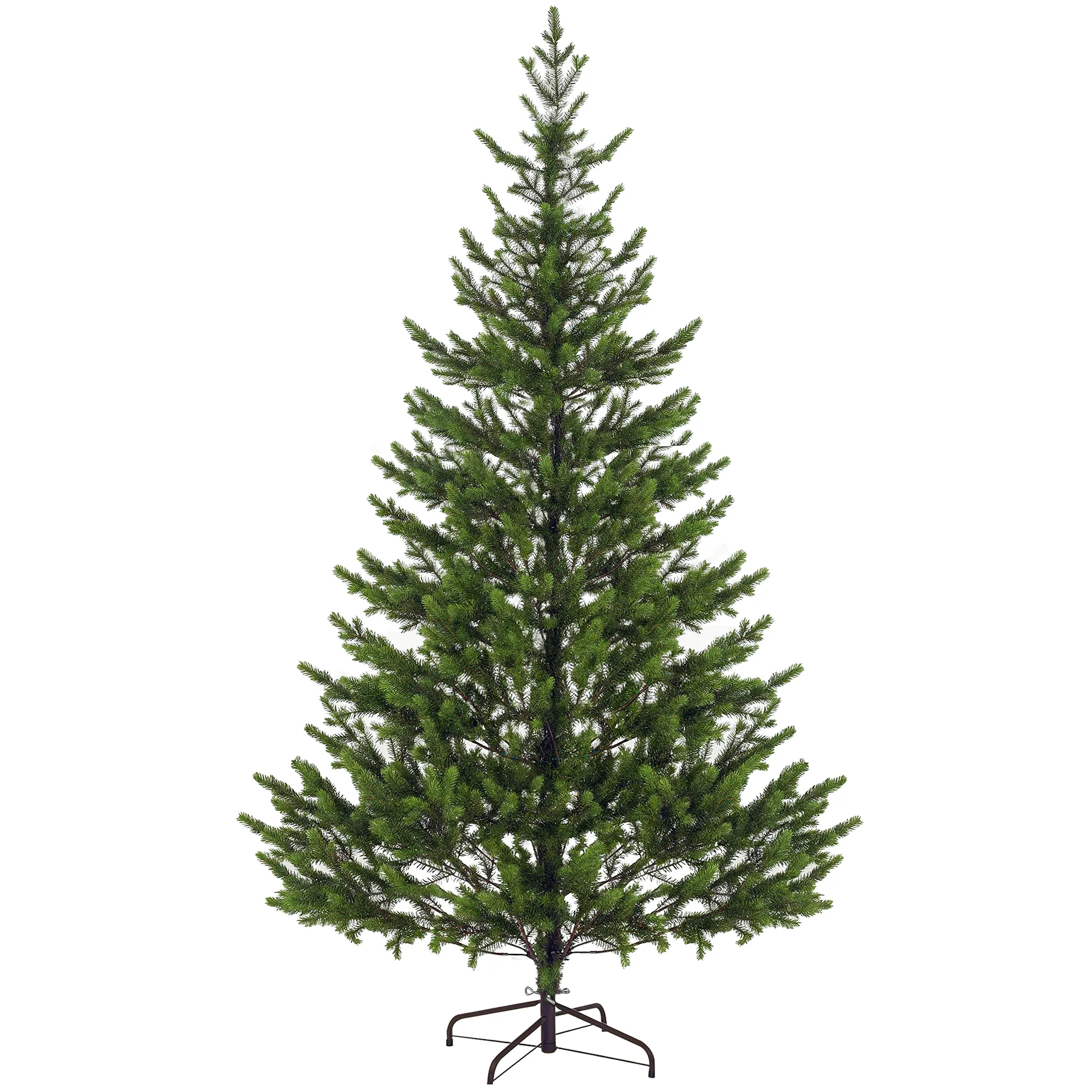 7.5ft Artificial Christmas Tree with Tips, Easy Assembly for Home Office Holiday, Green