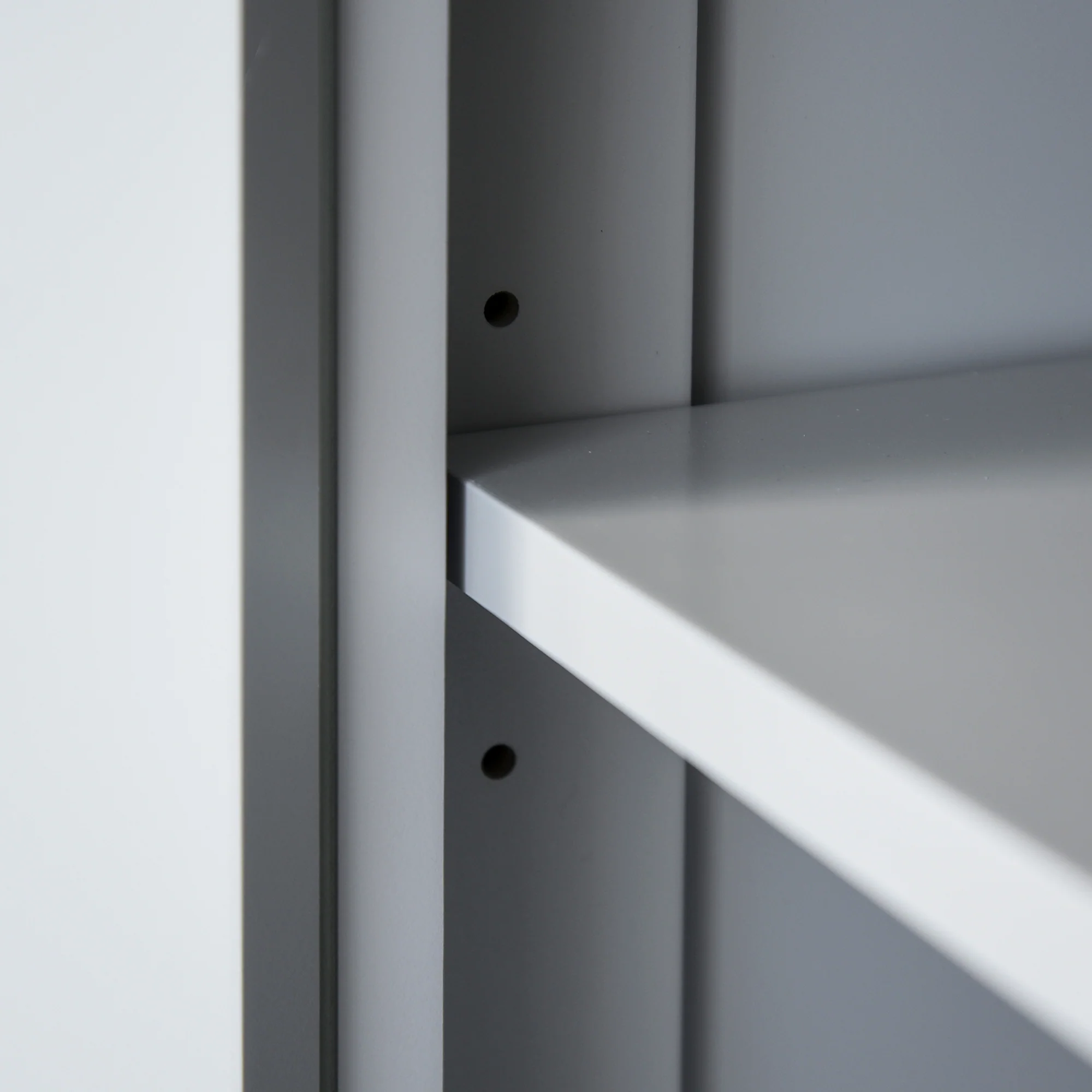 72" Kitchen Pantry Storage Cabinet with 4 Doors & 3 Adjustable Shelves, Gray - Image 12
