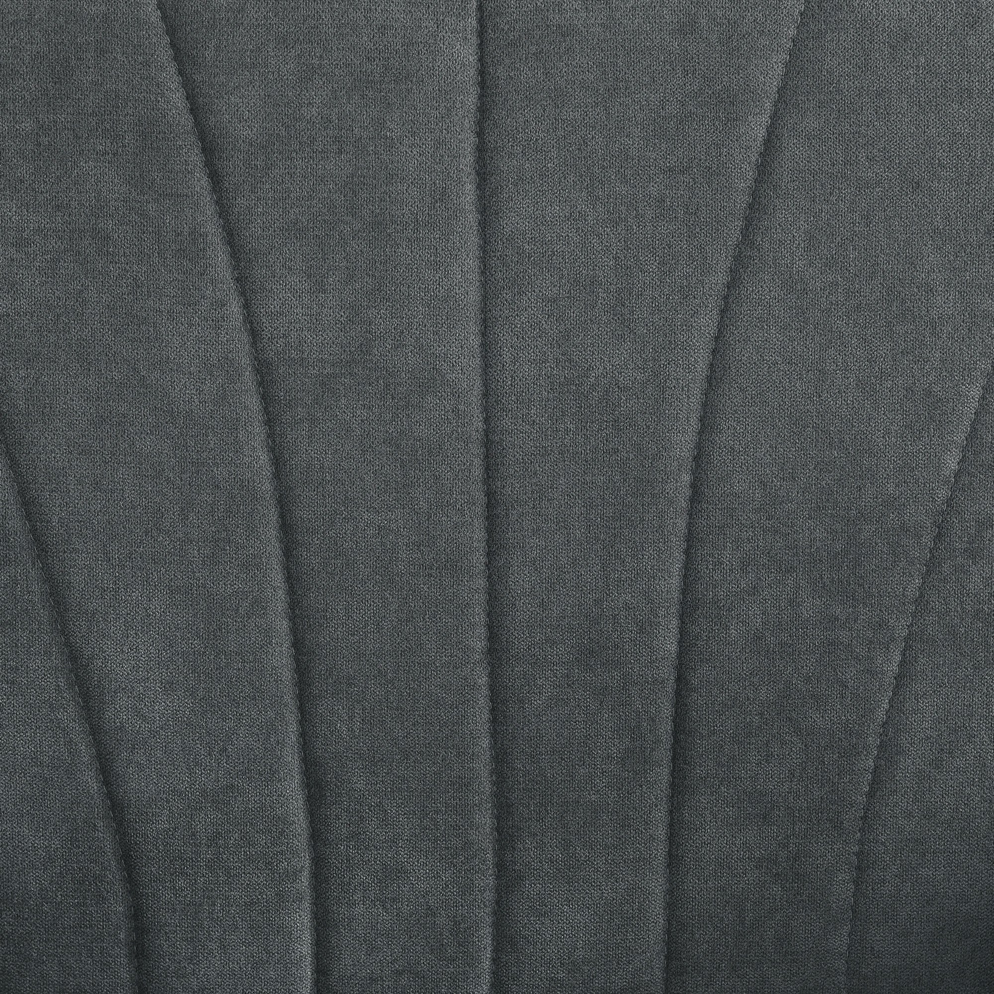 Modern Accent Chair with High Back, Rolled Arms and Wood Legs, Soft Thick Padded, Grey - Image 9