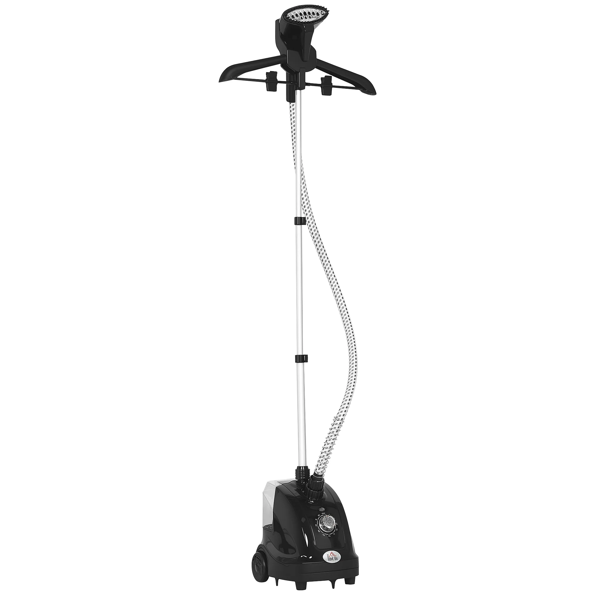 Clothes Steamer, Fabric Garment Steamer for Hanging, with Adjustable Telescopic Pole 41-110 cm, 1.4L, 1950W, 11 Level Steam Adjustment, Black - Image 12