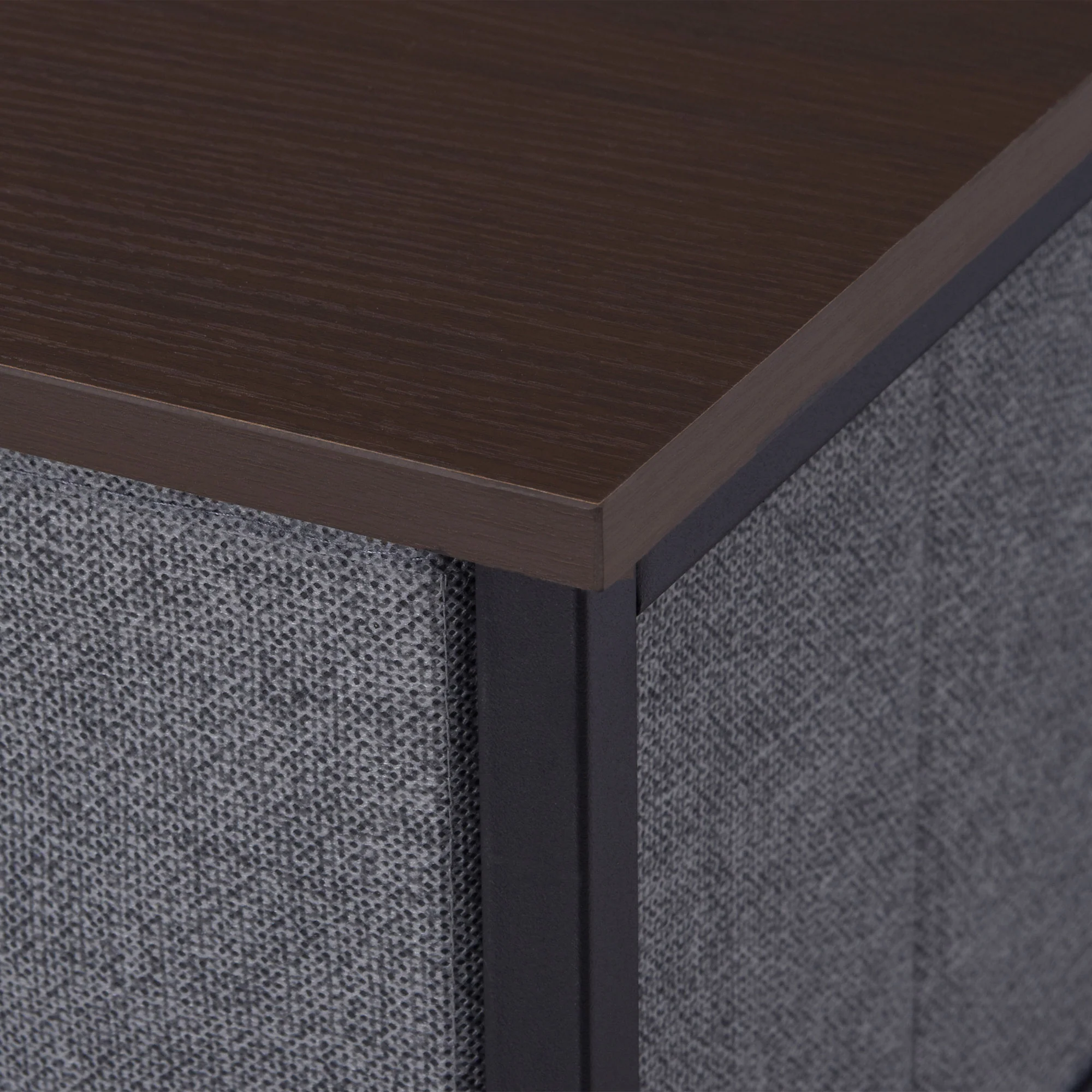 Tall Dresser for Bedroom with 7 Drawers, Closet Fabric Dresser with Metal Frame, Dark Grey - Image 10