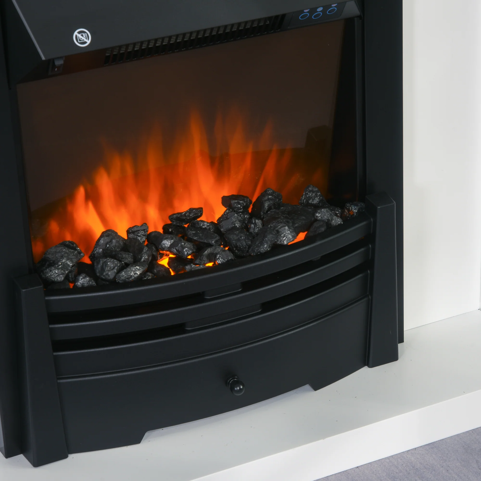 Electric Firplace Suites w/LED Flames, Remote & Overheat Safety Protection 1000W/2000W - Image 10