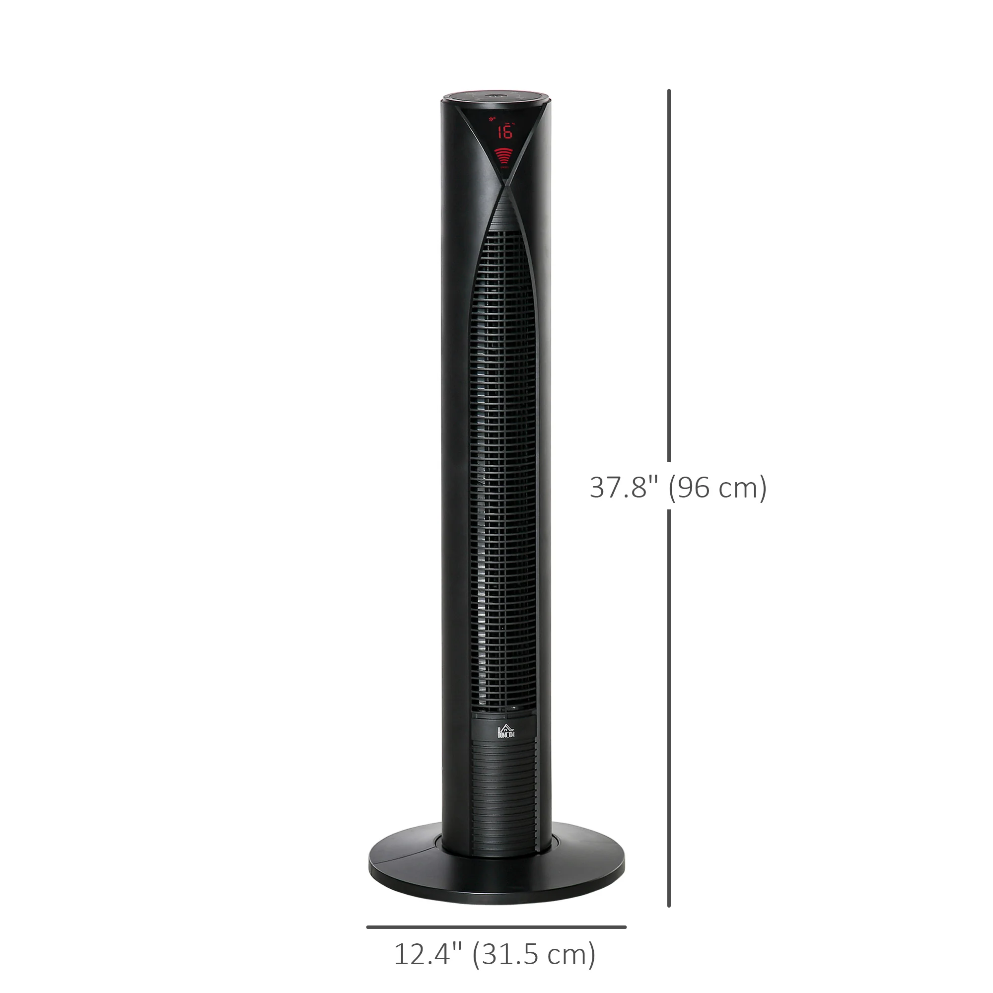 Freestanding Tower Fan Cooling for Home Bedroom with Oscillating & 4 Modes, Black - Image 5
