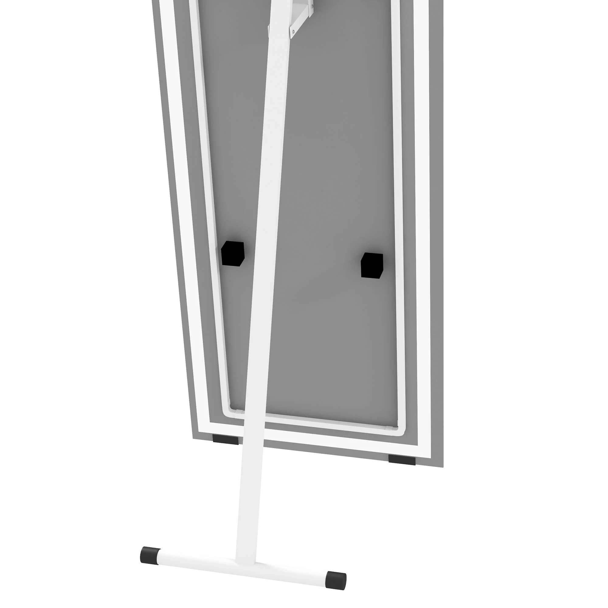 Full Length Mirror with LED Lights, Freestanding Floor Mirror, Wall Mounted or Leaning, White - Image 12