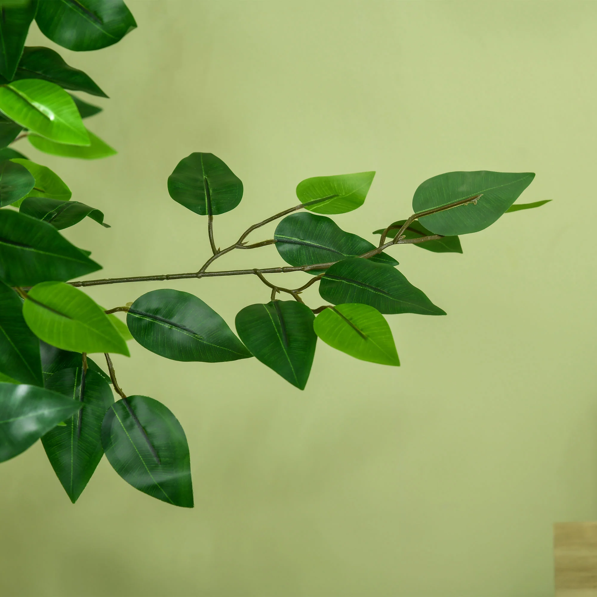 5ft Artificial Tree, Indoor Outdoor Fake Ficus with Pot for Home Office Living Room Decor - Image 11