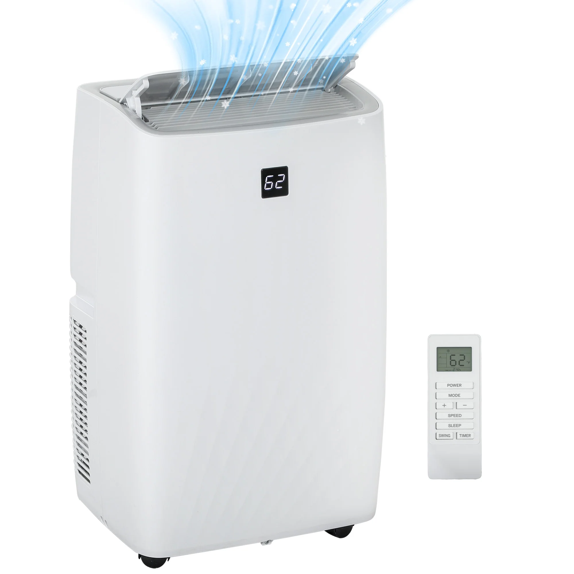 3-in-1 14000 BTU Air Conditioner w/ Cool, Dehumidifier, Fan for Room up to 700 Sq. ft