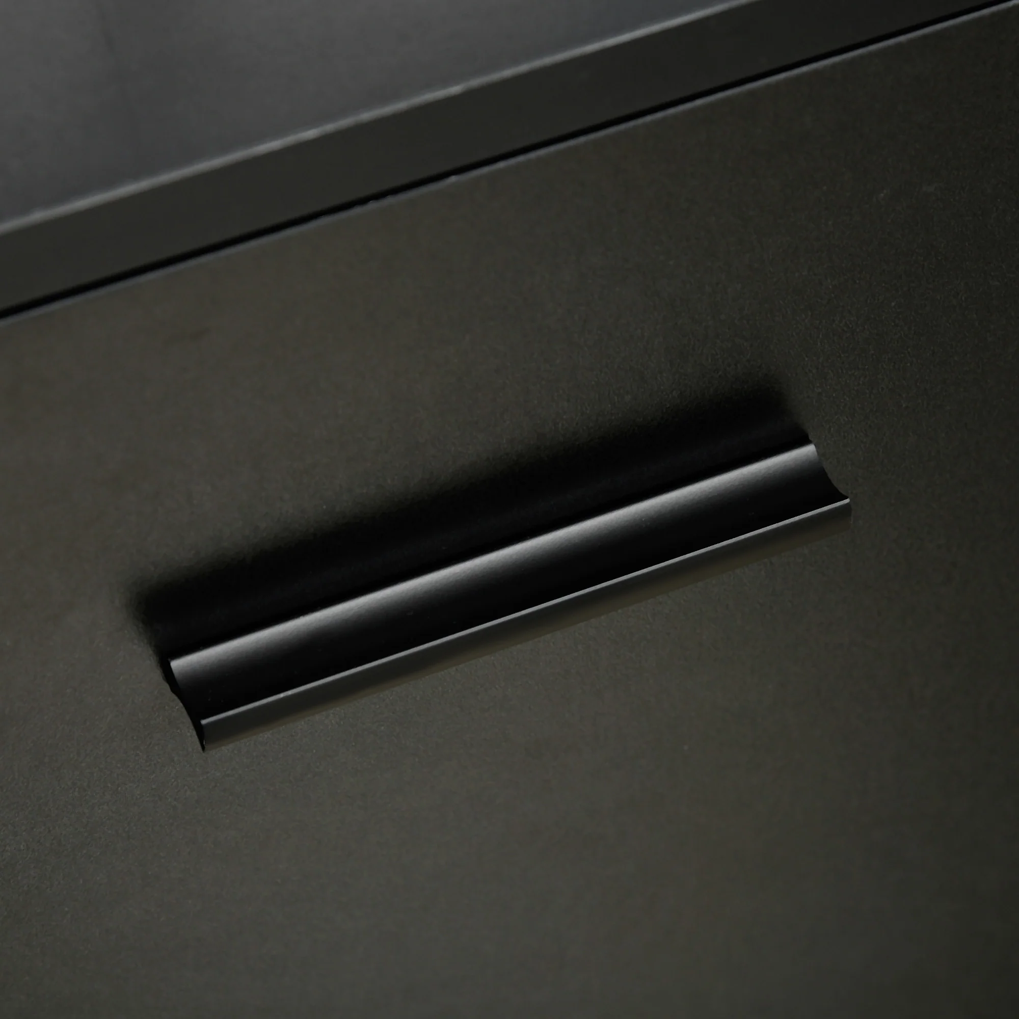 Mobile Lateral File Cabinet with Drawers and Lock, Printer Stand with Open Shelves, Black - Image 11