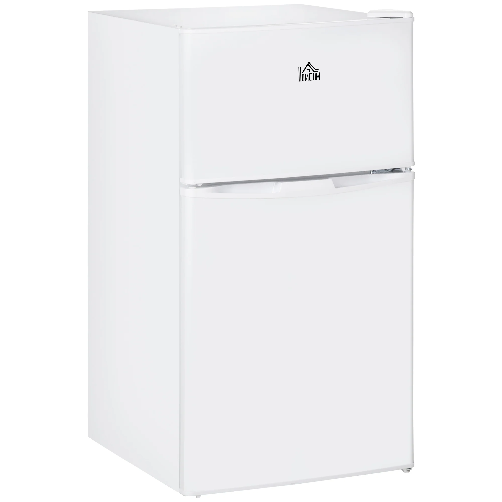 3.2 Cu. Ft. Compact Refrigerator w/ Adjustable Shelves & Reversible Double Doors, White