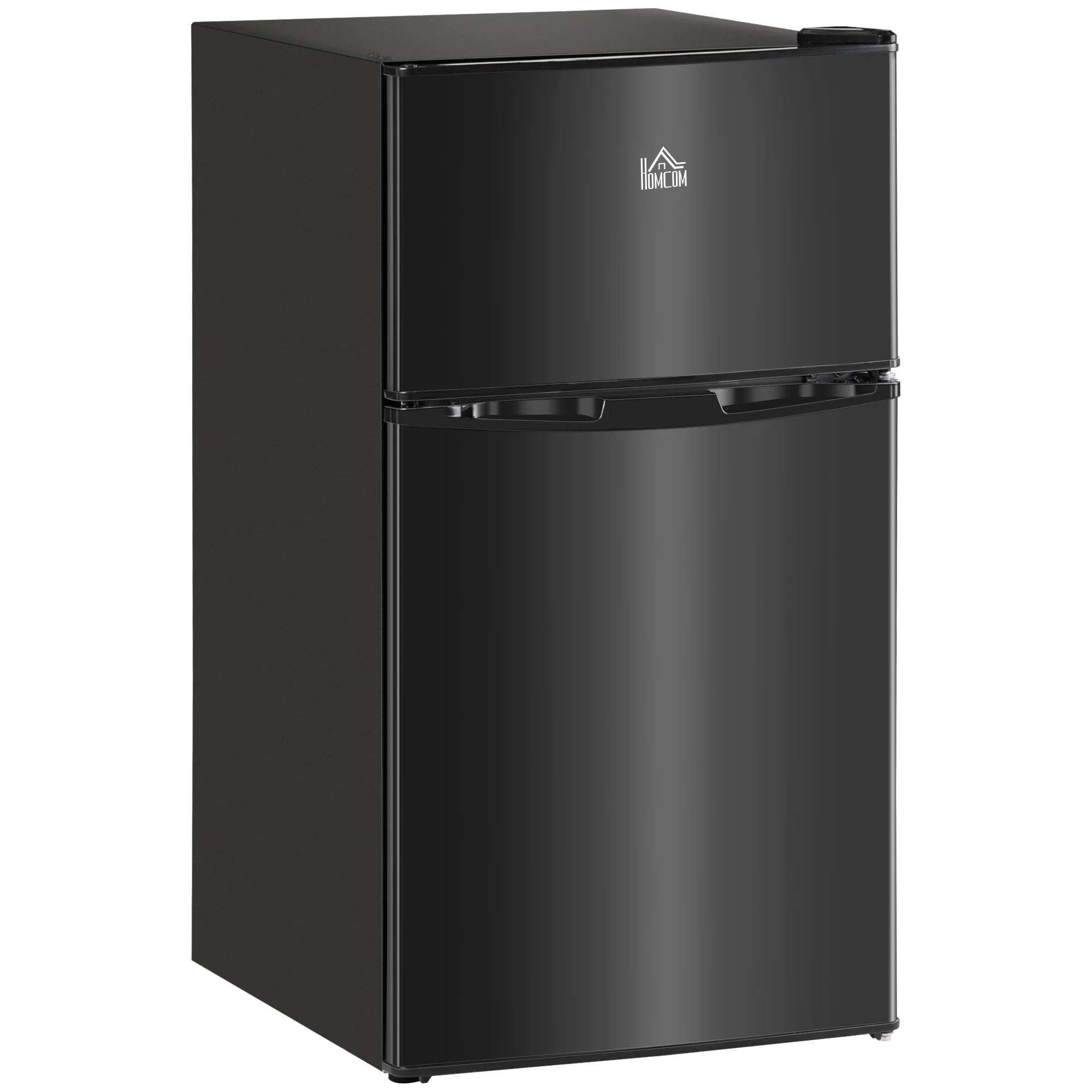 3.2 Cu. Ft. Compact Refrigerator w/ Adjustable Shelves & Reversible Double Doors, Black