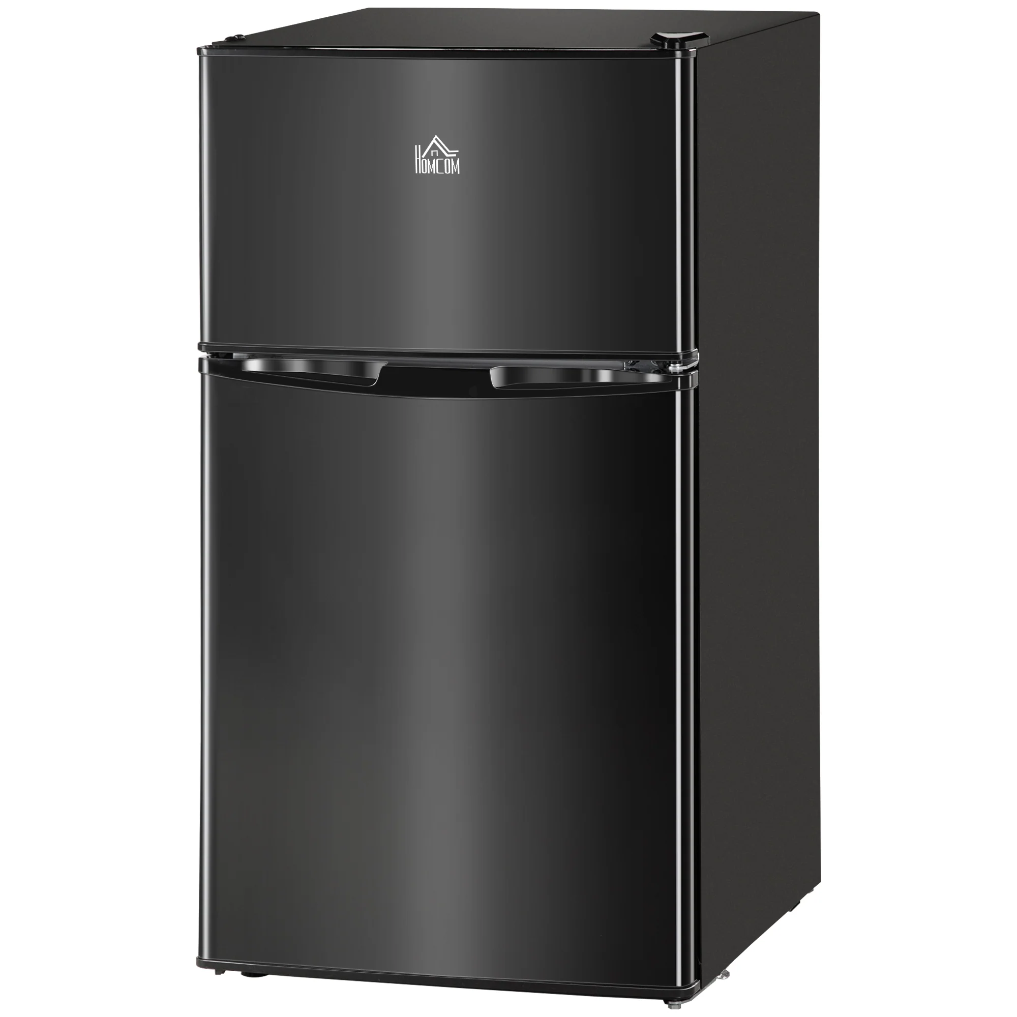 3.2 Cu. Ft. Compact Refrigerator w/ Adjustable Shelves & Reversible Double Doors, Black - Image 2