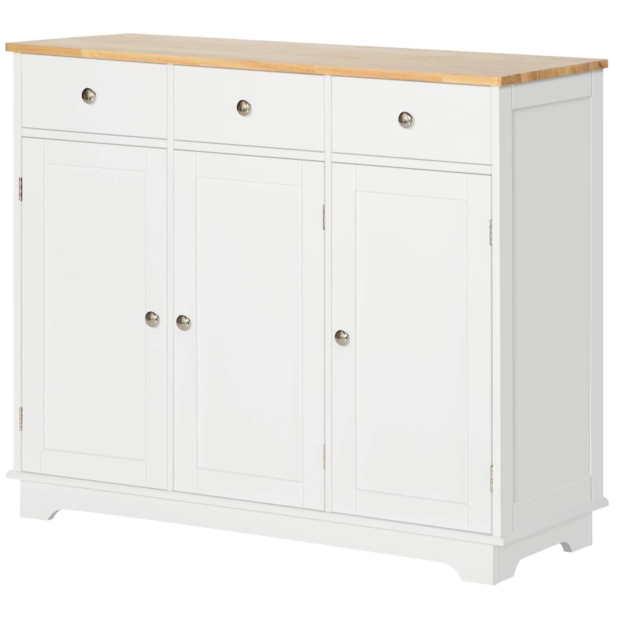 Multi-Purpose Storage Sideboard with Adjustable Shelves & Safety Design - Image 2