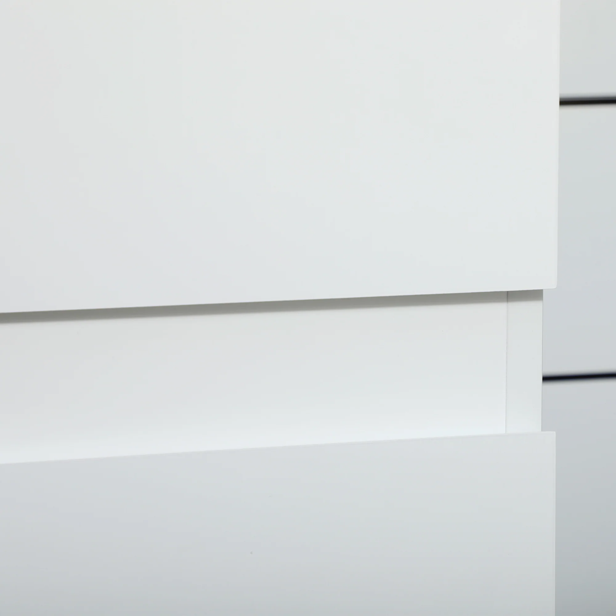 5-Tier Slim Bathroom Linen Cabinet with Adjustable Shelves & Built-in Finger Pull, White - Image 11