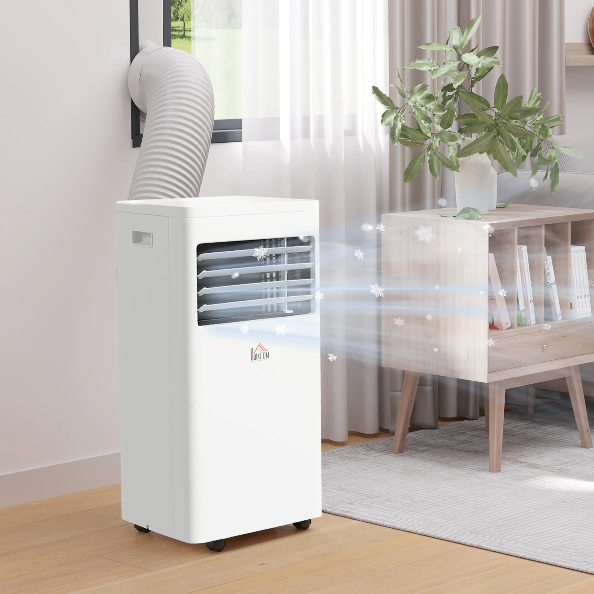 Portable Air Conditioner 9000 BTU, 4-in-1 Cooling, Dehumidifier, Fan, Sleep Mode, Air Conditioning Unit with Digital Display & Remote Control, 24H Timer, Window Venting Kit, for Room up to 28㎡ - Image 4