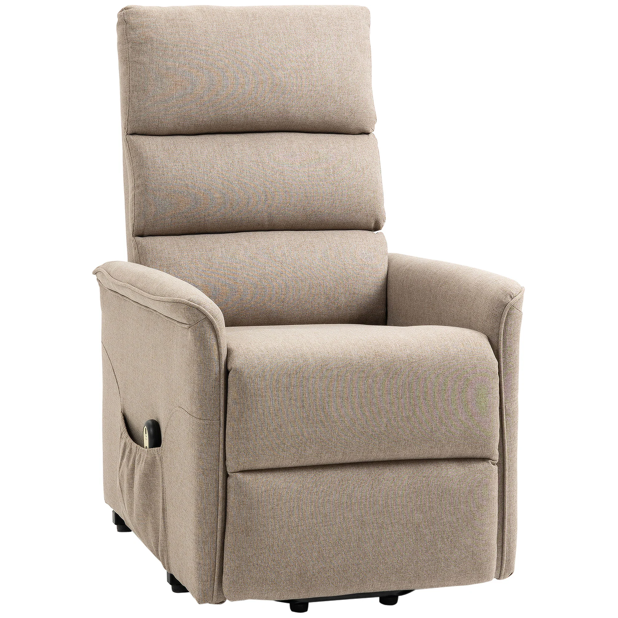 Electric Power Lift Chair for Elderly with Remote Control, Brown - Image 2