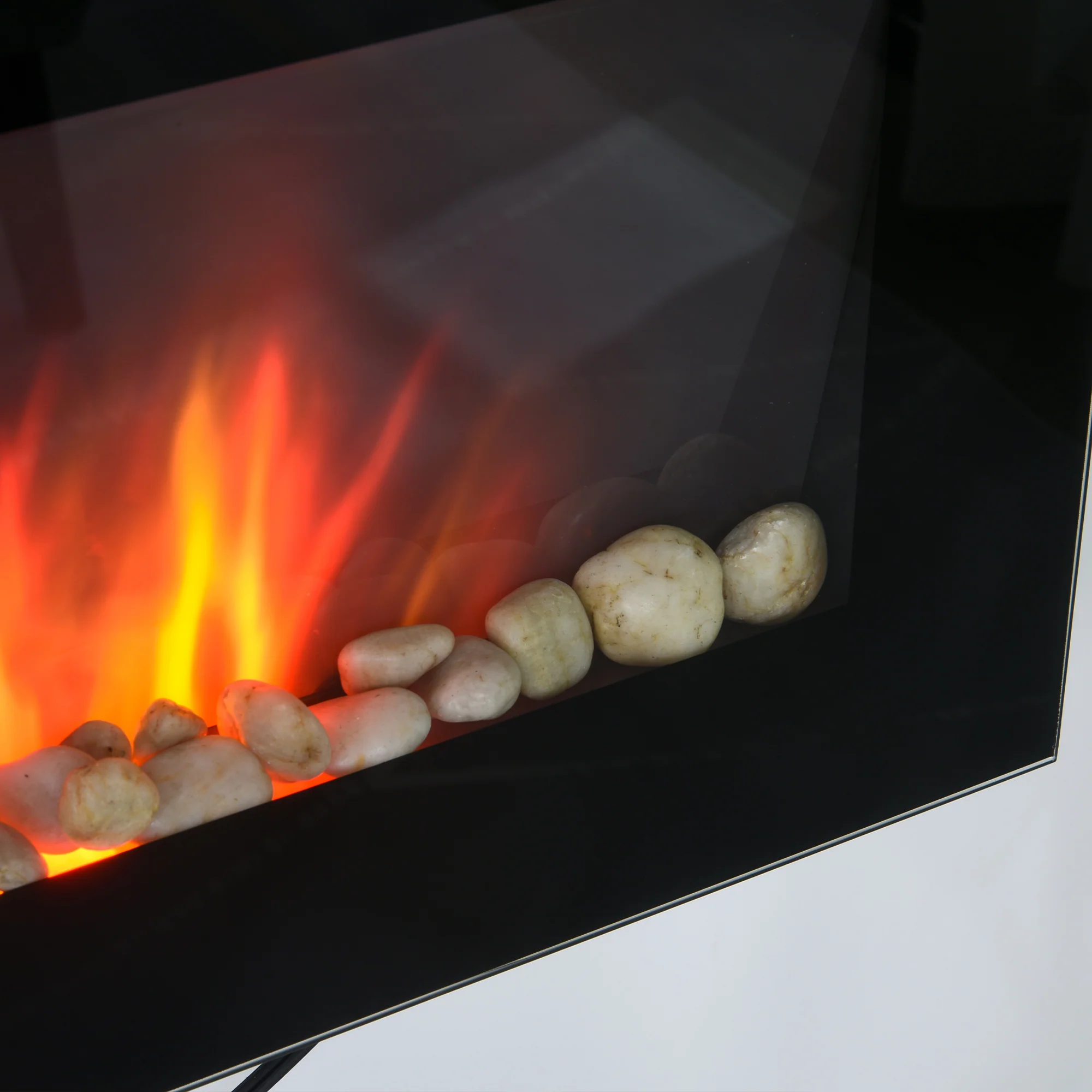 Recessed Fireplace Heater with Realistic LED Flames and Overheat Protection - Image 10