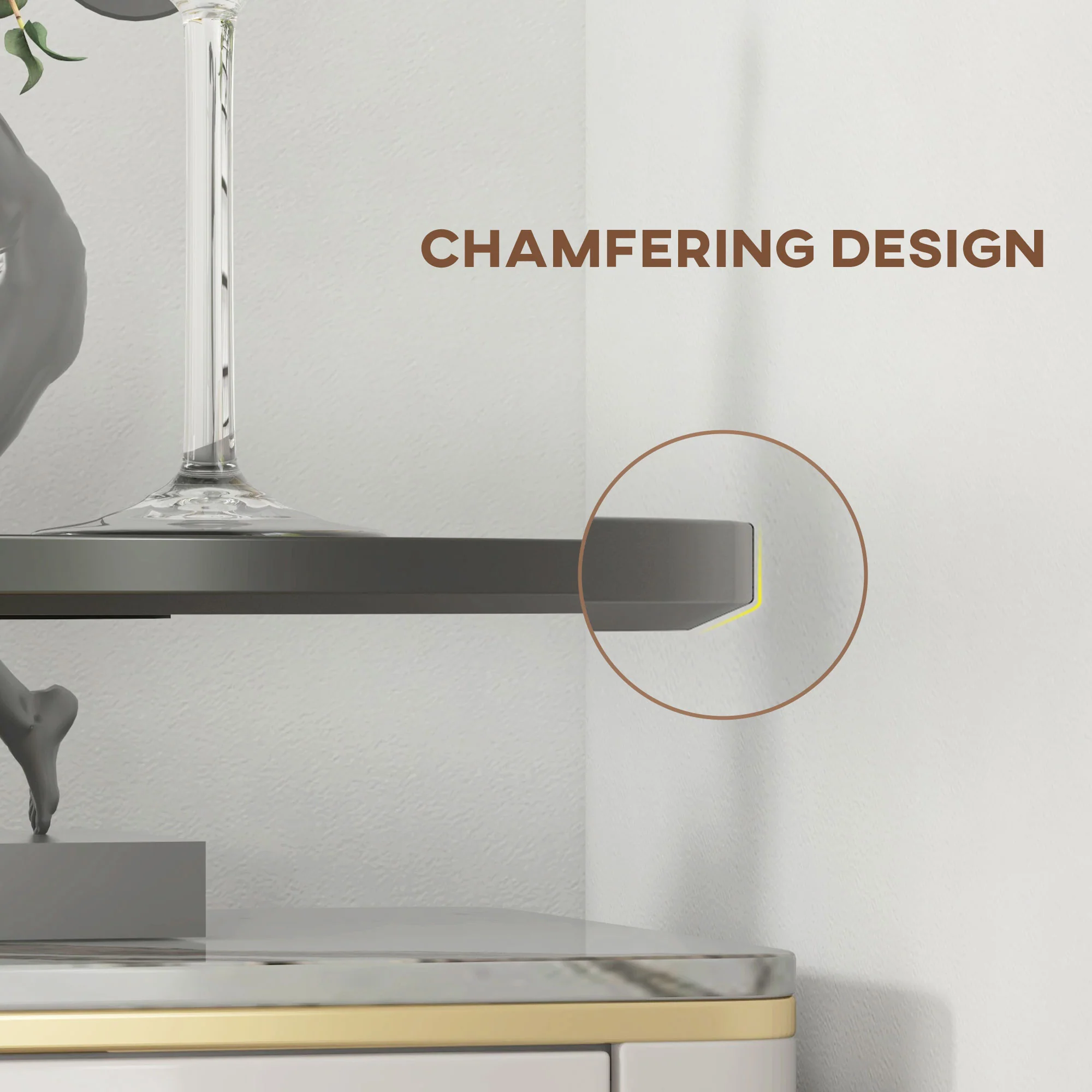 High Top Pub Table with Painted Top & Steel Frame Easy Assembly, Black - Image 10