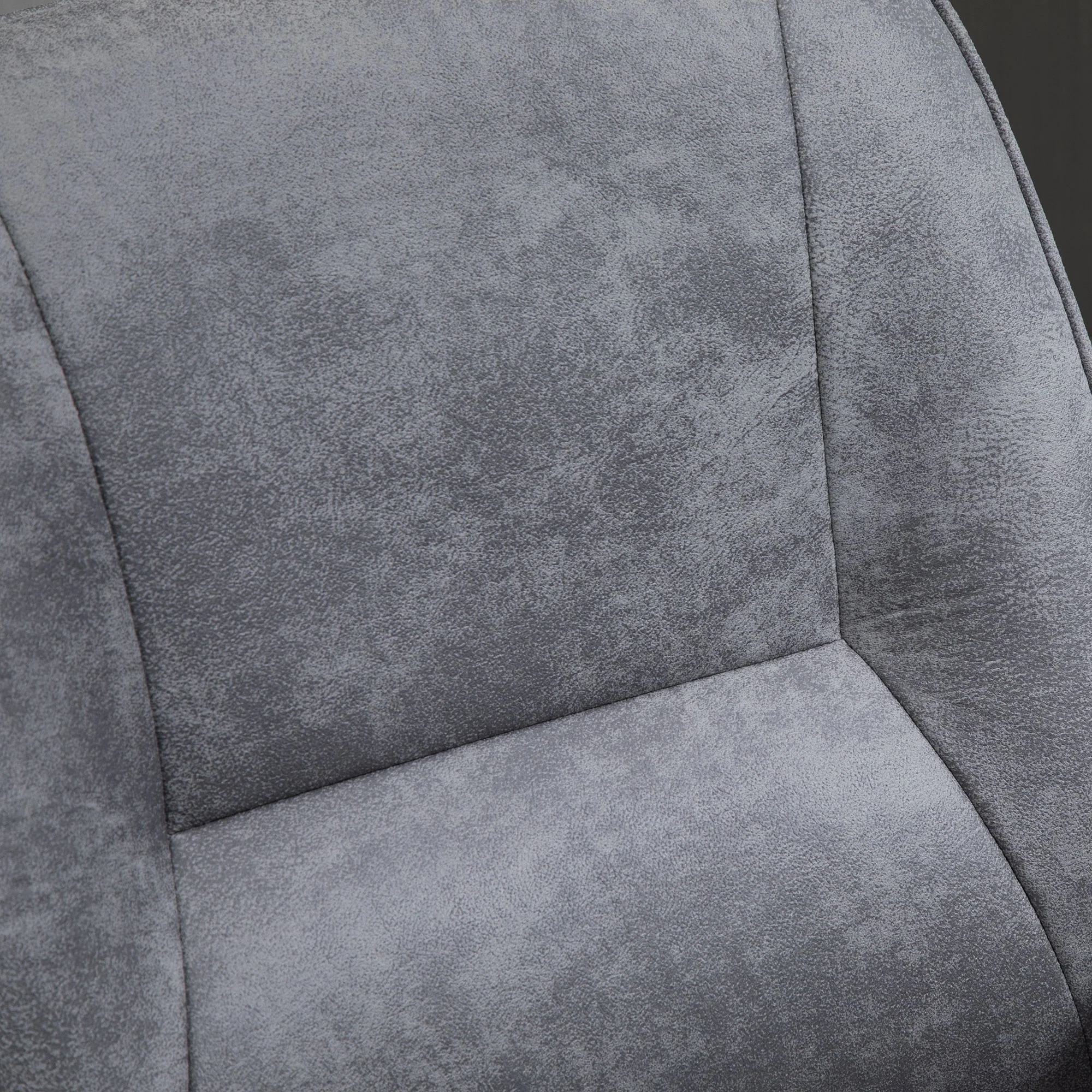 Swivel Computer Office Chair, Mid Back Desk Chair for Home Study Bedroom, Light Grey - Image 10