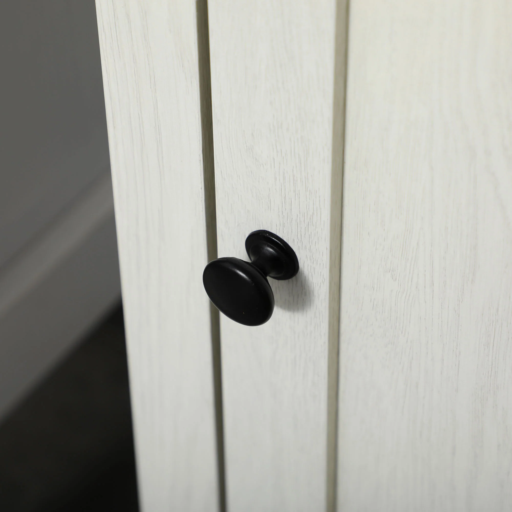 Bathroom Floor Cabinet, Freestanding Storage Cupboard with Door & Adjustable Shelves, White - Image 10